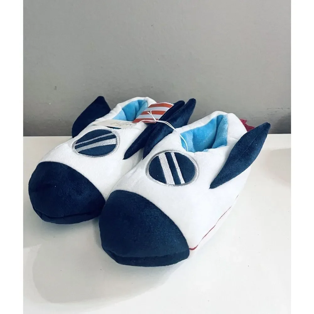 Rocket Spaceship Cat & Jack Slippers NWT Kids‎ Boys Size Sz 2/3